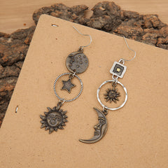 Star, Sun, and Moon Earrings Trendsi