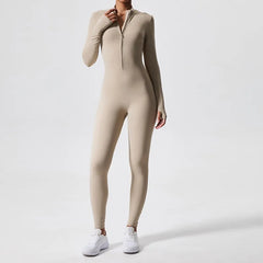 Long Sleeve Outdoor Sports Jumpsuit
