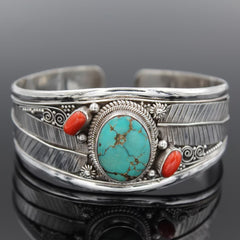 Turquoise Open Bracelet Trendsi