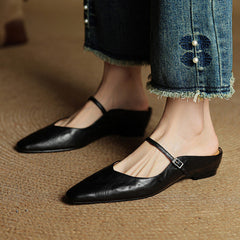 Bella Women's Mules | Genuine Leather, Comfortable Design