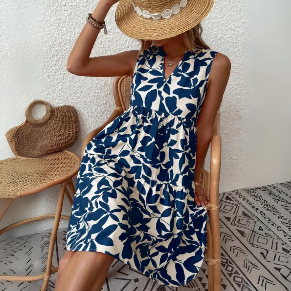 RuffleCoast Tank Dress