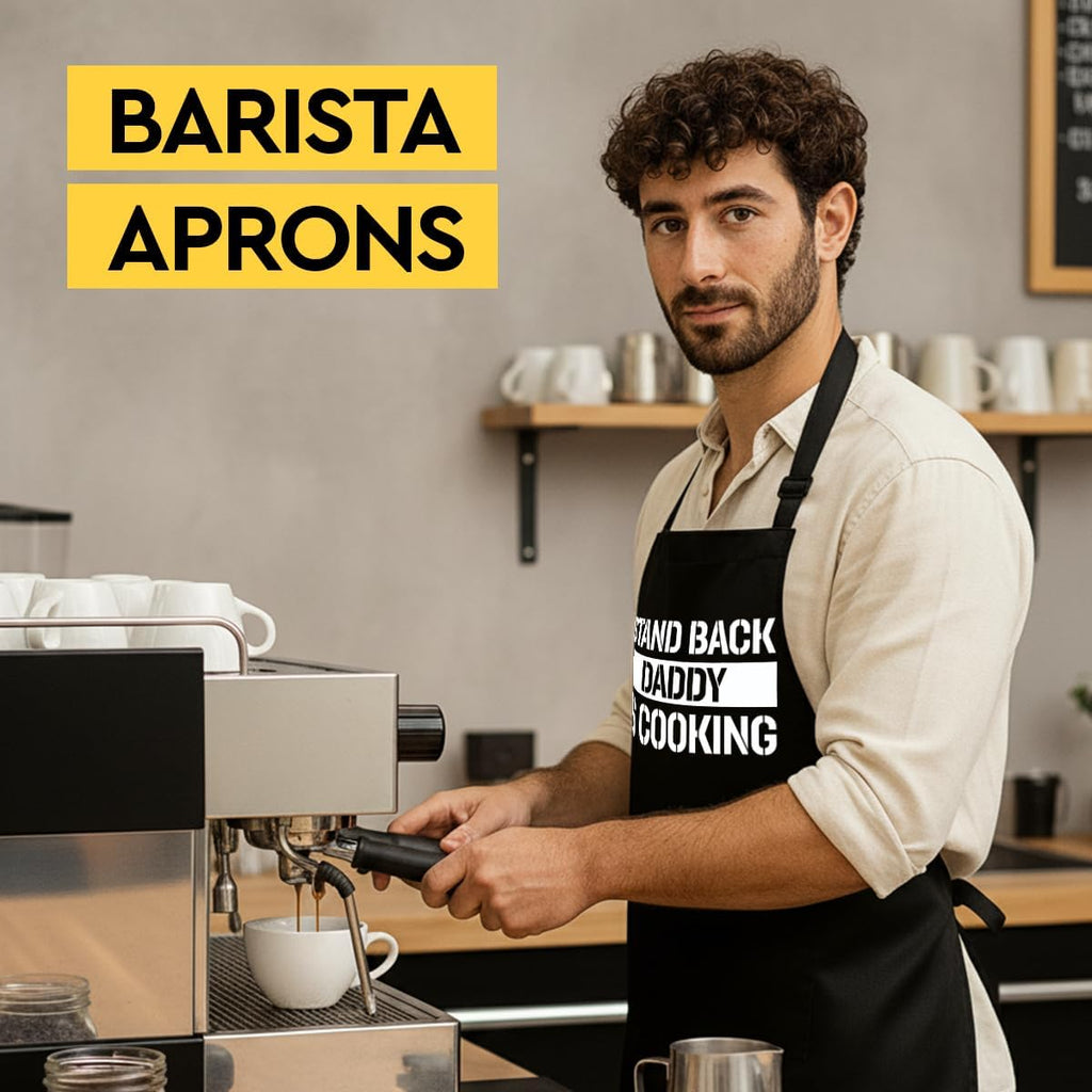 Funny Black Grill Apron with Pockets for Man,Dad,Husband,Father in Law,Chef Daddy Grilling Apron BBQ Cooking Gifts