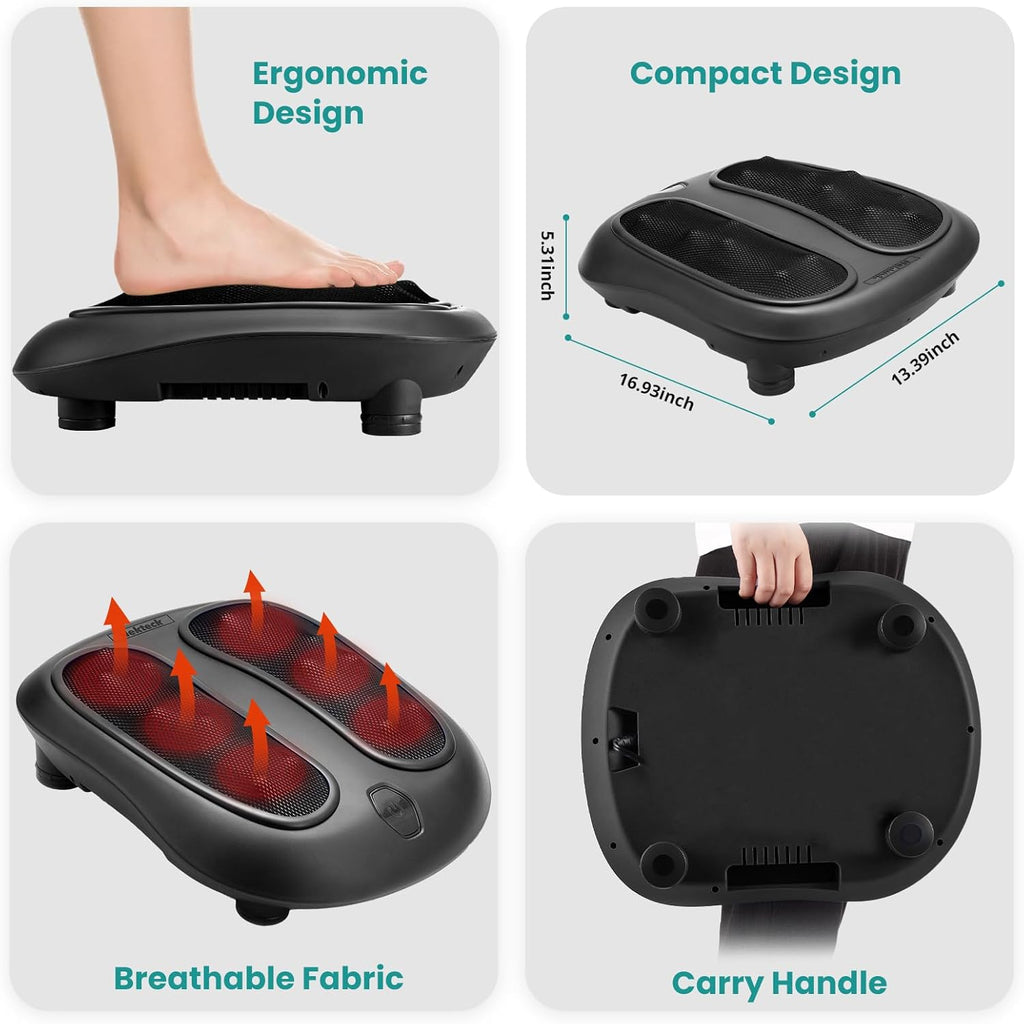 Foot Massager with Heat, HSA Eligible FSA Massage Tools Gifts