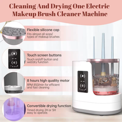 Dual-Function Brush Cleaner and Quick Dryer
