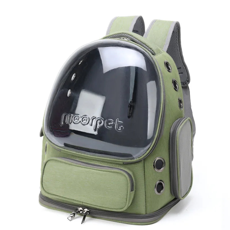 Carry a cat bag when going out, portable and breathable space pet cabin backpack dog bag cat supplies
