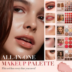 Bella Eyeshadow Palette | 67 Highly Pigmented Shades, Book-Style Design