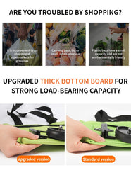 Breeze Folding Shopping Bag | Eco-Friendly, Large Capacity, Hidden Wheels