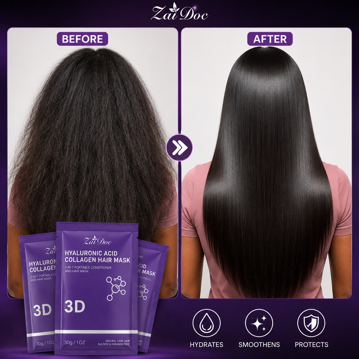 SilkFusion™ Deep Hair Smoothing Treatment (2 Tubes)