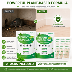 RodentShield™ Outdoor Animal Repellent Pack (2 Packs • 20 Total Repellent Units)