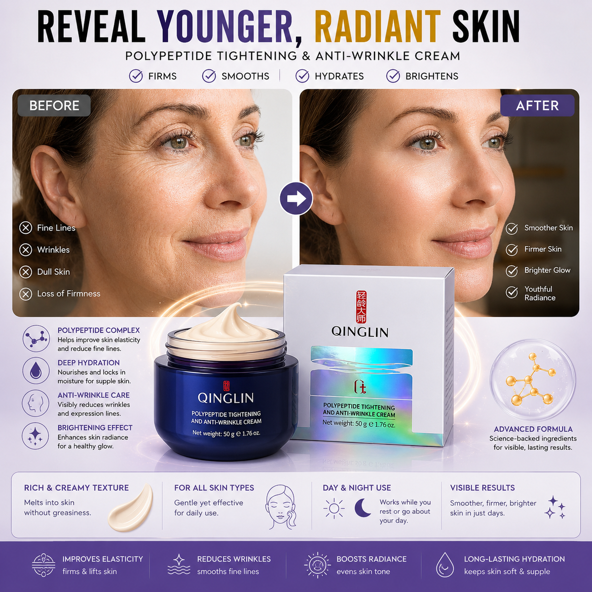 VLift™ V-Face Firming Cream (2 Jars)