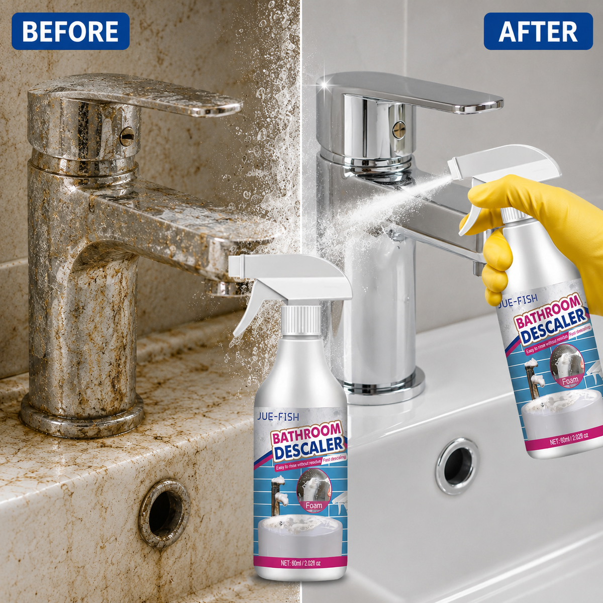 SparkTile™ Bathroom Deep Cleaner Set (2 Sets Included)