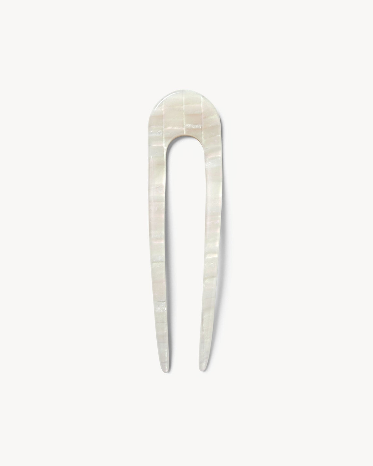 Fleur Hair Pin | Hand-Sculpted Italian Acetate, Opalite Shell Design