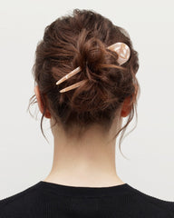 Fleur Hair Pin | Hand-Sculpted Italian Acetate, Opalite Shell Design