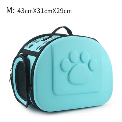 Flower-Style EVA Shoulder Pet Carrier, S–L