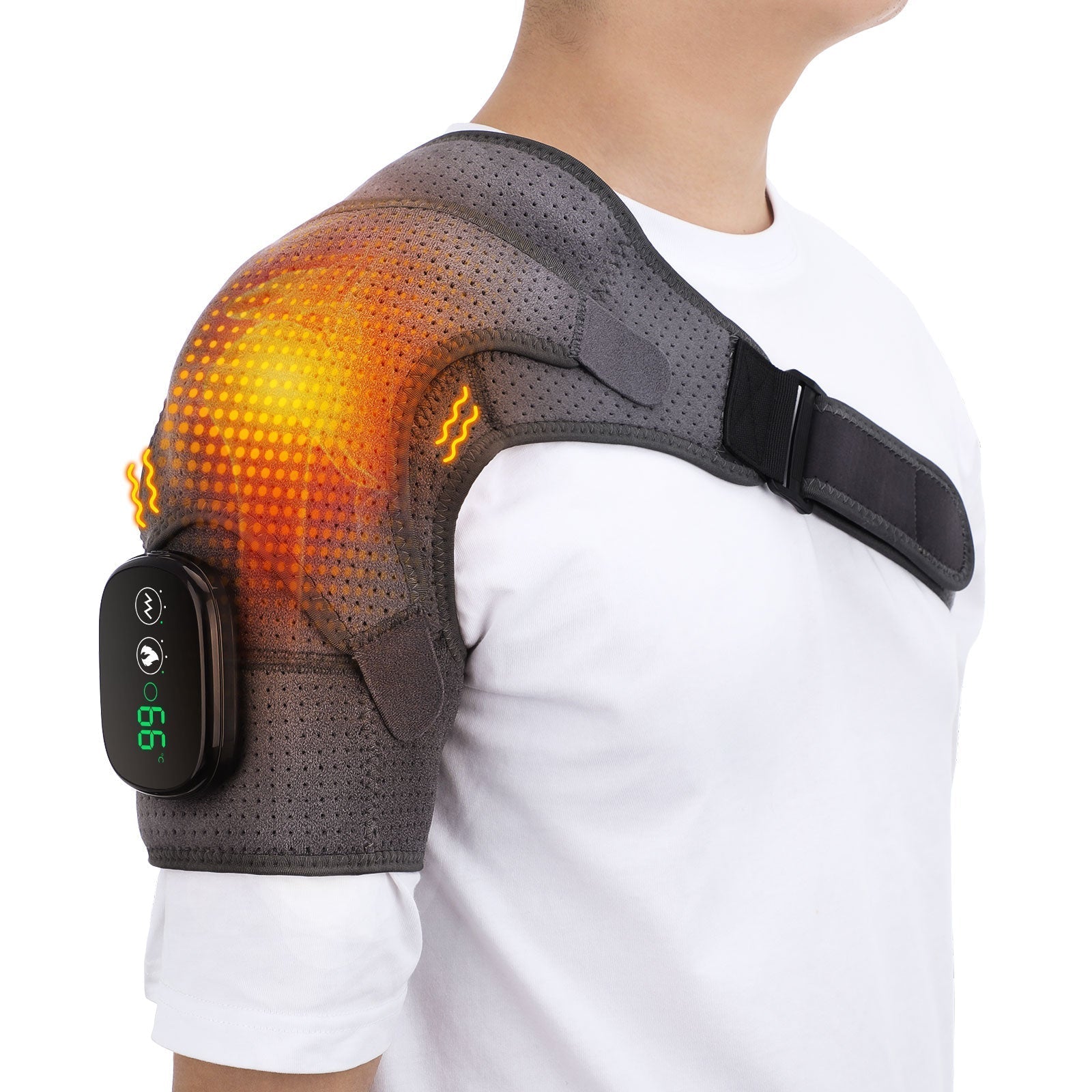 Heating Shoulder Brace Compression with Vibration dylinoshop