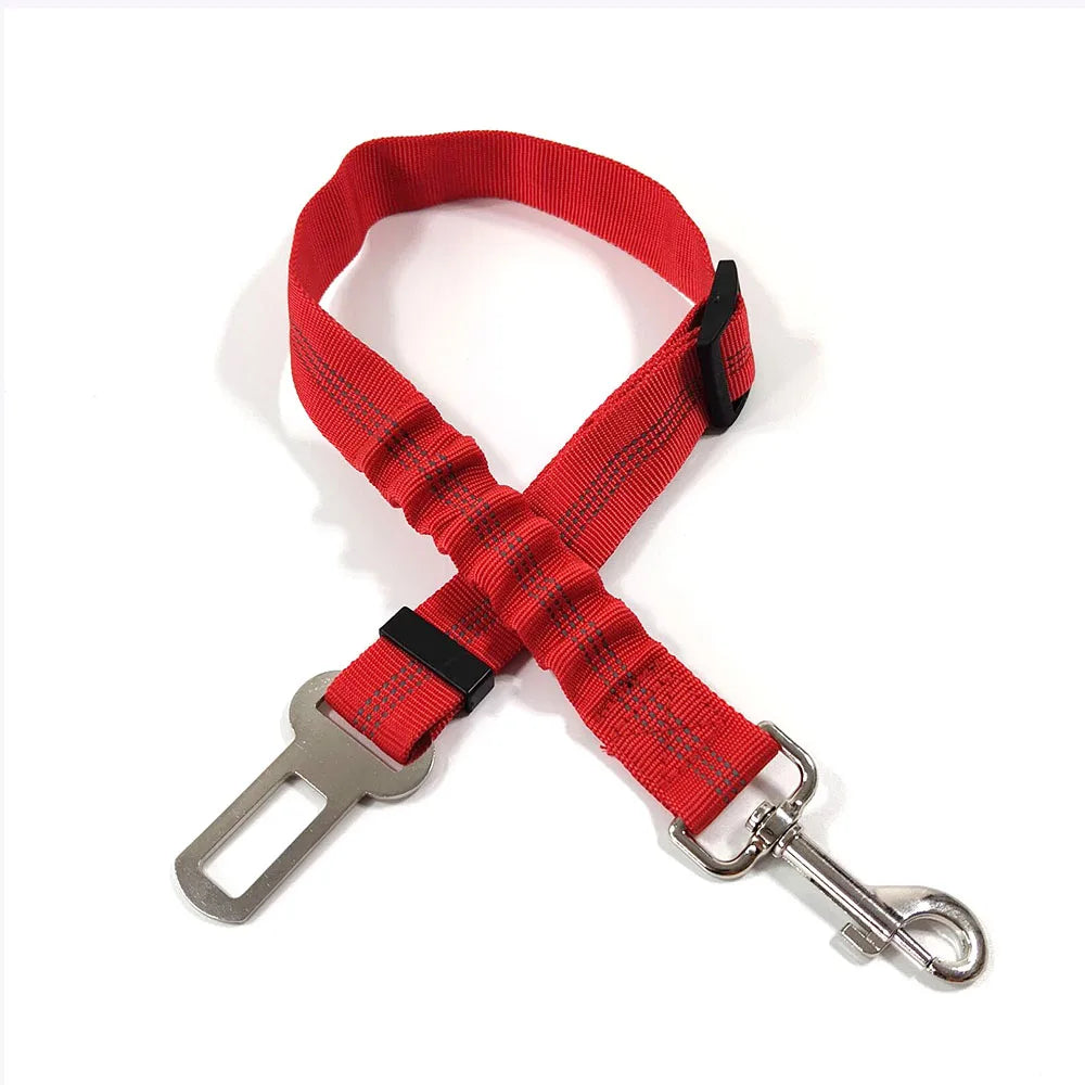 Adjustable Elastic Dog Car Seat Belt Leash for All Breeds