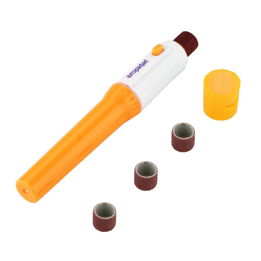Electric Pet Nail Grinder & Clipper Tool for Dogs & Cats, Orange
