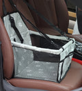 Waterproof Folding Dog Car Seat Basket with Mesh for Small Dogs and Cats