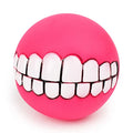 Funny Silicone Pet Dog Cat Toy Ball Chew Treat Holder Tooth Cleaning Squeak Toys Dog Puppy Training Interactive Pet Supplies