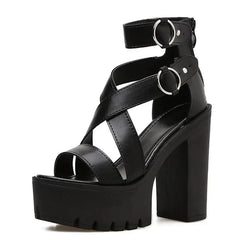 Open Toe High Heels