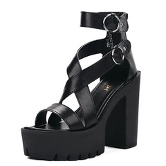 Open Toe High Heels