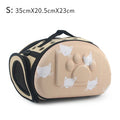 Flower-Style EVA Shoulder Pet Carrier, S–L
