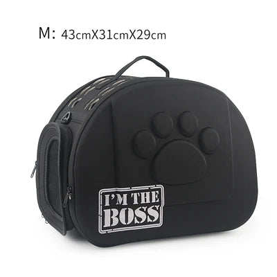 Flower-Style EVA Shoulder Pet Carrier, S–L