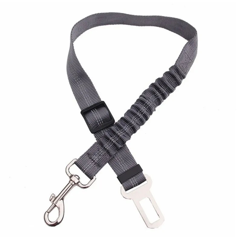 Adjustable Elastic Dog Car Seat Belt Leash for All Breeds