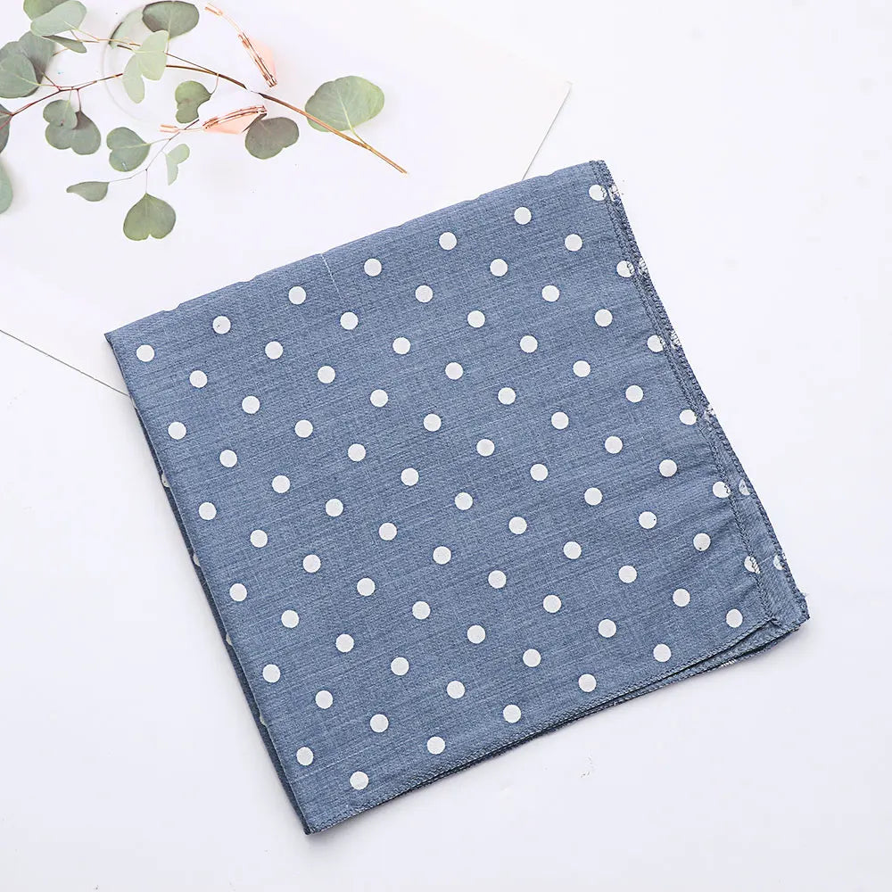 Pet Bandanas Plaid Dots Style Cotton Washable Dog Bandanas Scarf Bowties Collar Pet Square Bib For Puppies Kittens