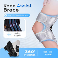 KneeGuard Sport Booster | Adjustable Knee Protector, Lightweight and Breathable