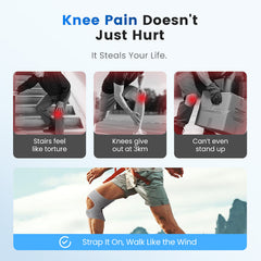 KneeGuard Sport Booster | Adjustable Knee Protector, Lightweight and Breathable