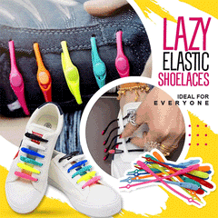 Luxe Lazy Shoelaces | No Tie Elastic Silicone Laces for Slip-On Comfort