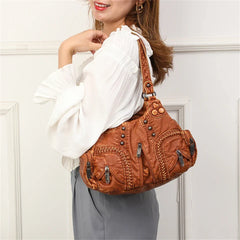 Denton Leather Boho Handbag