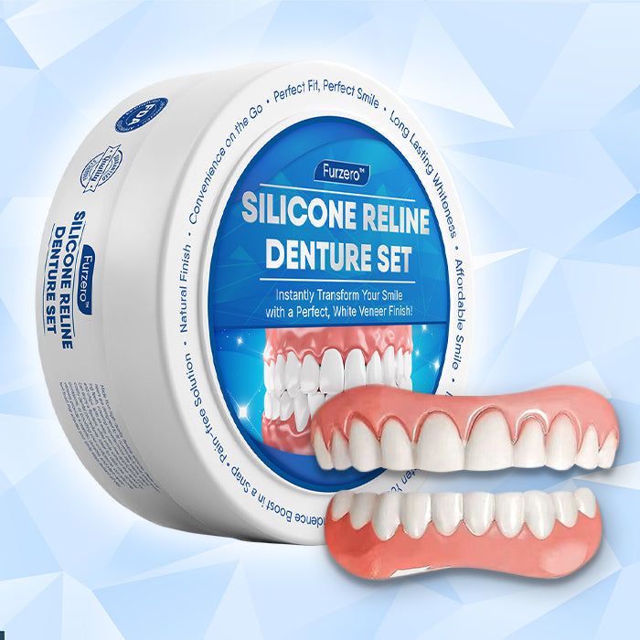Natural-Looking Smile | Easy Home Dental Solution | Silicone Reline Denture Set
