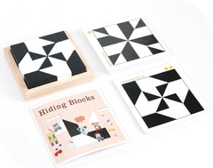 Pico Logic Puzzle | 80 Challenge Cards, Beech Wood Blocks