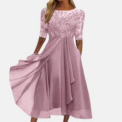 Rhea Women's Dress | Lace, Timeless Elegance for Special Occasions