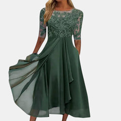 Rhea Women's Dress | Lace, Timeless Elegance for Special Occasions