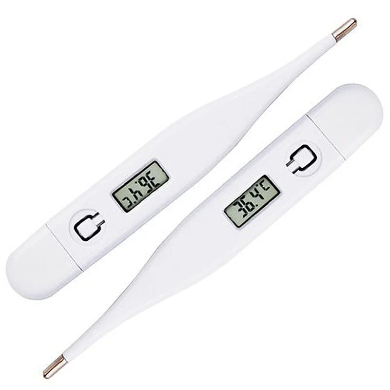 1-2P Thermometer for Fever Digital Basal Body Pet Armpit or Rectal Electronic LCD Display High-Precision Measurement Smart Heat