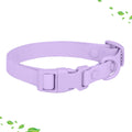 New Macaron Colored PVC Dog Collar Waterproof Dirt Resistant Easy To Clean Pet Collar Adjustable Neck Collar Pet Dog Collar