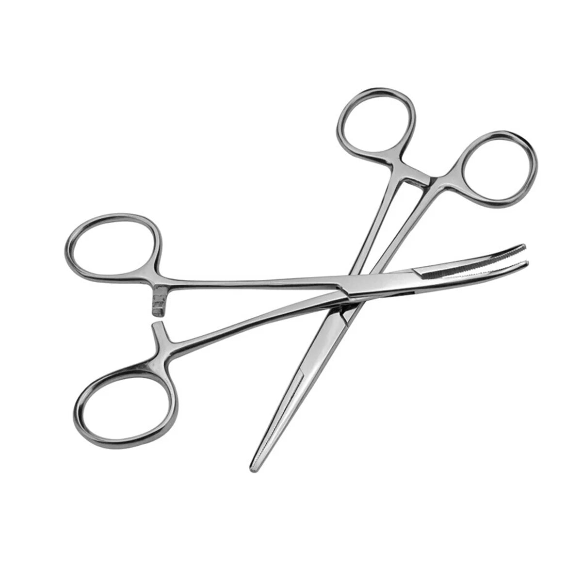 1 Pc Medical Steel Curved Head Hemostatic Forceps Needle Holder For Pet Hair Towel Clamp Pliers