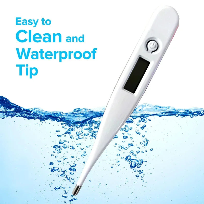1-2P Thermometer for Fever Digital Basal Body Pet Armpit or Rectal Electronic LCD Display High-Precision Measurement Smart Heat