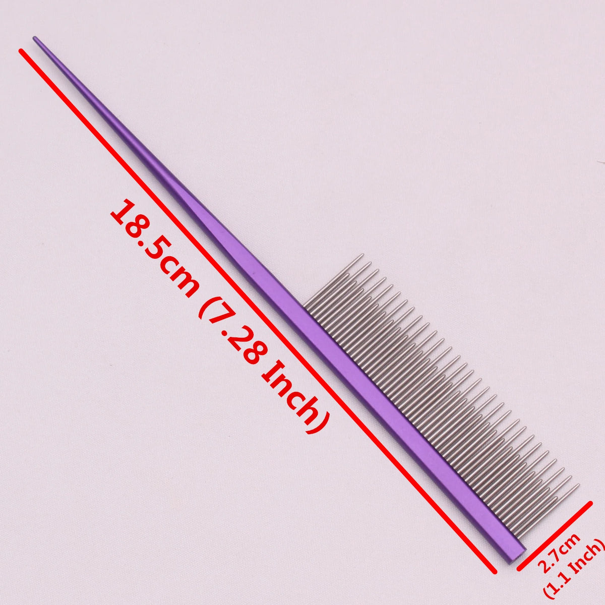 Aluminum Detangling & Massage Comb for Dogs & Cats