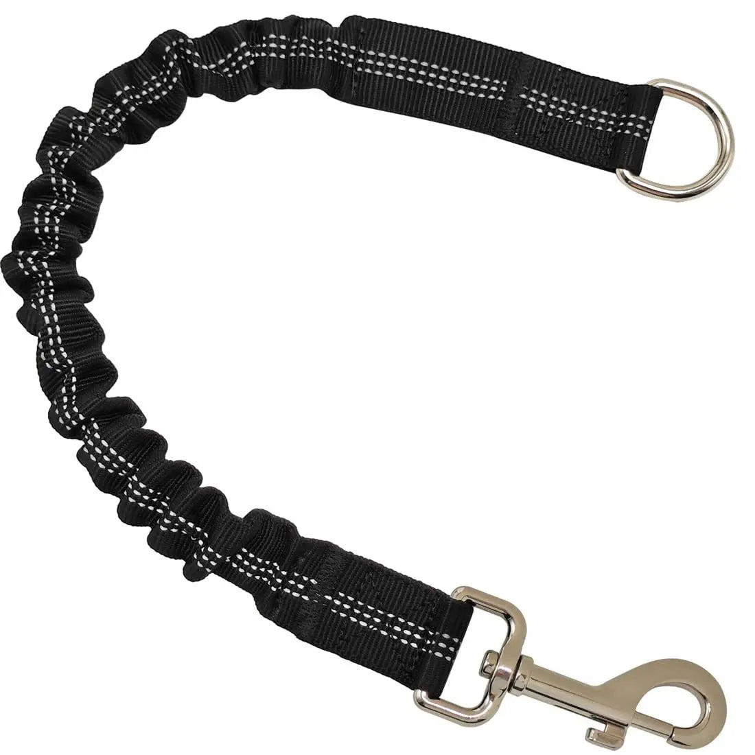 Dog Lead Shock Absorber Small Dogs Pet Elastic Rope Indestructible Toys Walking Leads Extension Bungee Black Training Leash