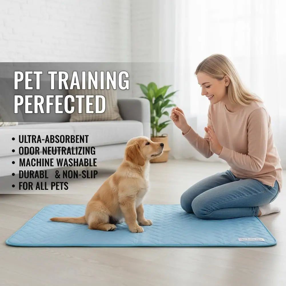 Dog Cooling Mat Pad Summer Breathable Pet Mat Portable Washable Urine Pad Cat And Dog Training Ice Pad