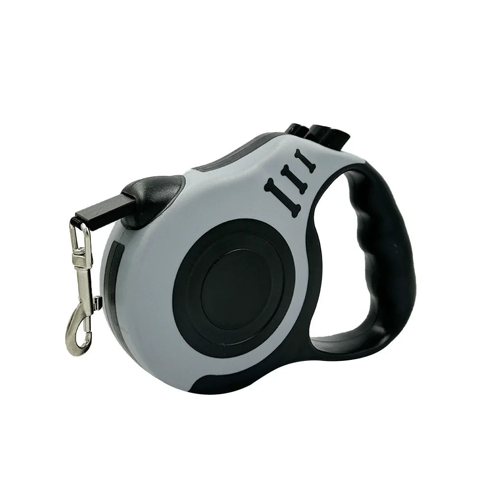 Braided Nylon Retractable Leash for Small & Medium Dogs