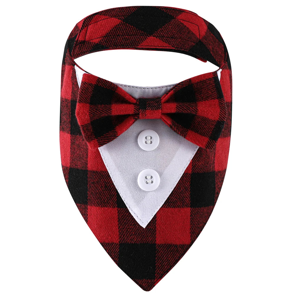 Bow Tie Bandana Scarf for Dogs, XS–XL