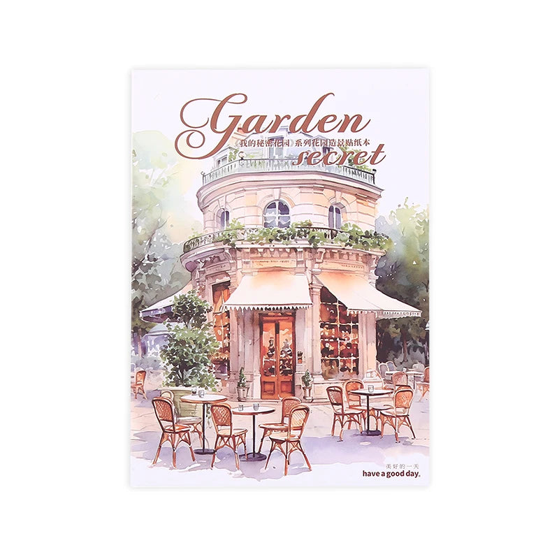 20 pcs my Secret Garden Stickers aesthetic PET Sticker book Decorative Diary Album Scrapbooking supplies material