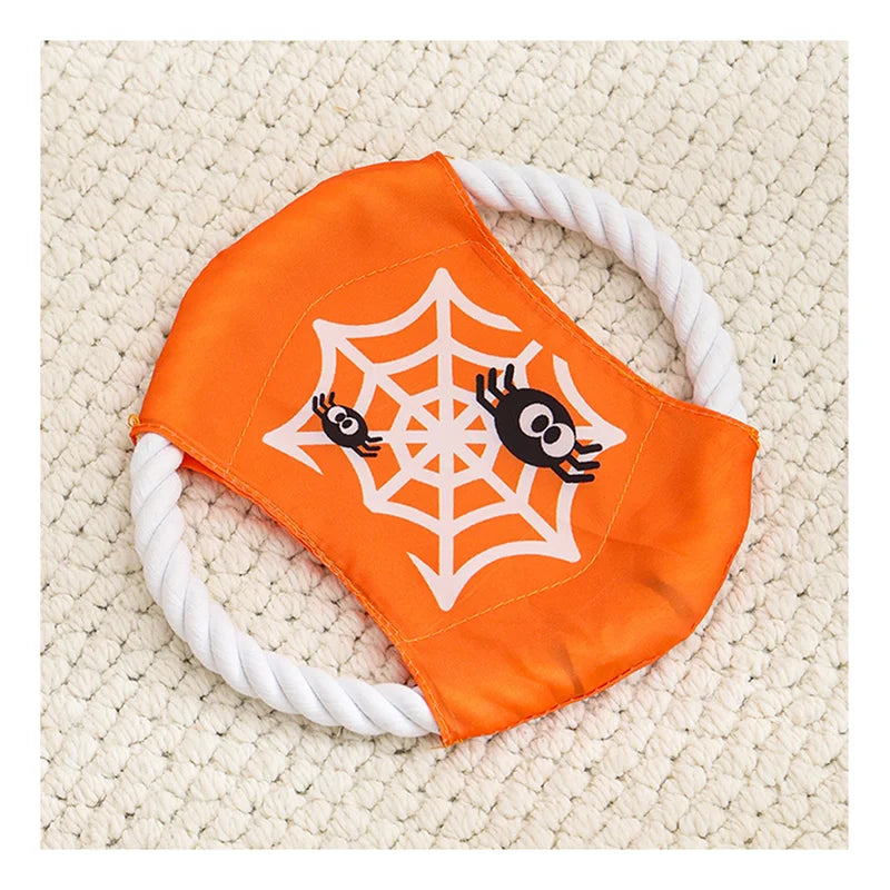 Christmas Cotton Rope Chew Toys in Cane, Bone, Tree & Candy Shapes
