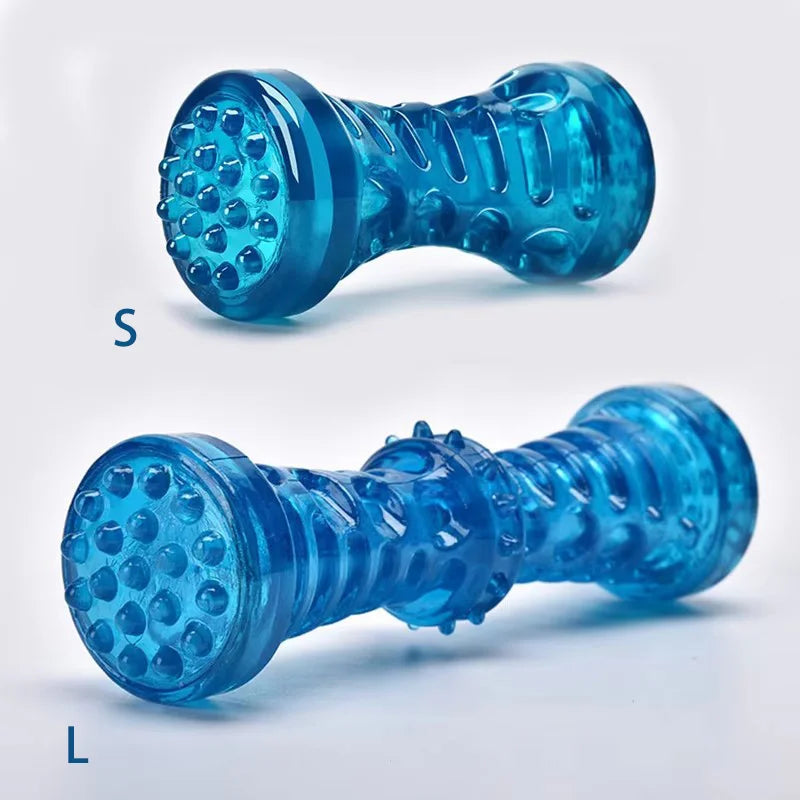Tpr Squeaky Pet Chew Toy Durable Bite Resistant Dog Bone Teething Stick Interactive Puppy Molar Toy Dogs Toy Pet Supplies