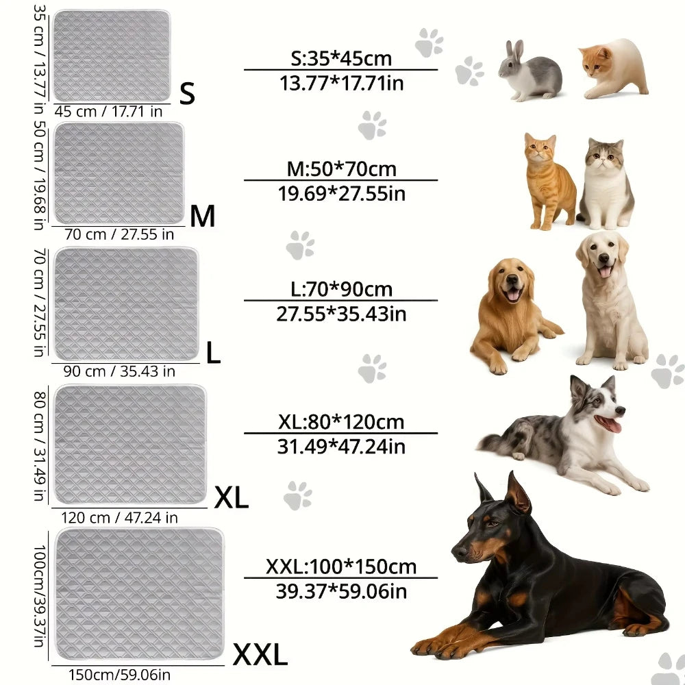 1PC A Pet Cooling Pad Ceiling Washable And Anti Slip Bottom Large Dog Cooling Bed And Cat Ice Pad Cooling Pad For Pets Machine